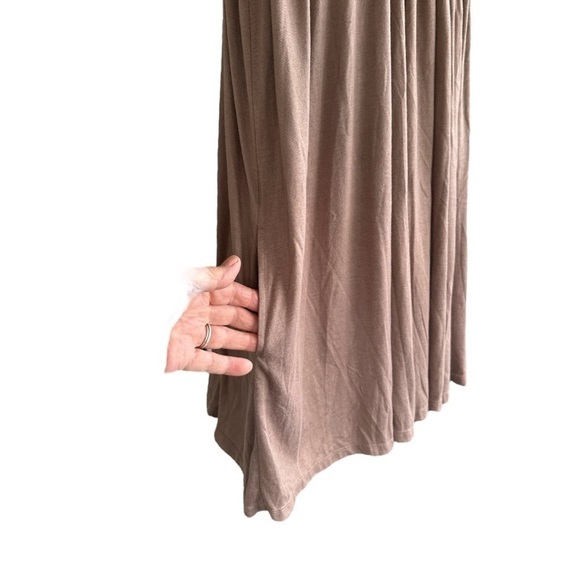 VALLEYGIRL, WOMENS TAUPE MINI DRESS. SIDE POCKETS. SIZE S/M - Picture 6 of 8